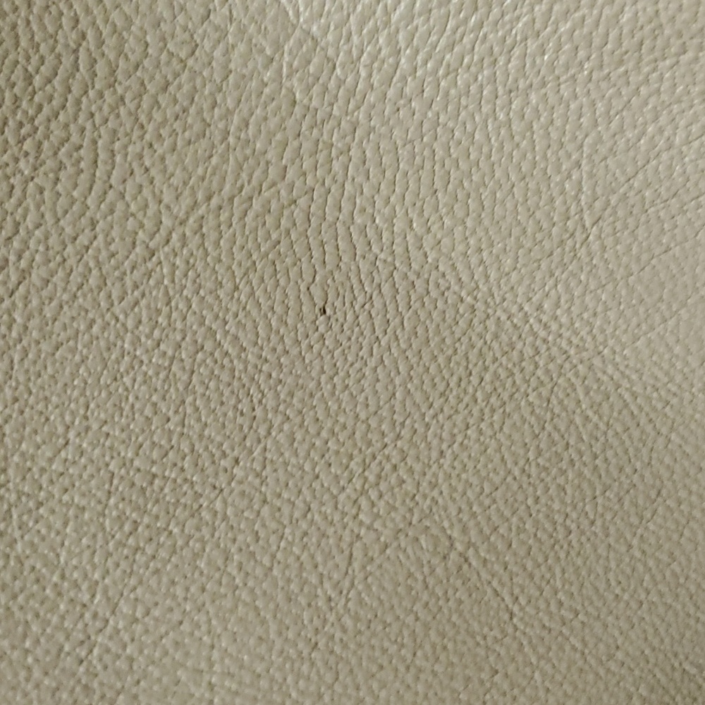 Beige Leather Jacket - Picture 5 of 8